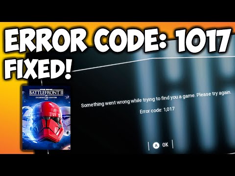 FIX: Error Code 1017 In Star Wars Battlefront 2