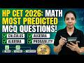 HP CET 2026 LIVE | Most Predicted Maths MCQs 💯 | Important Questions + Tricks | HPCET Marathon