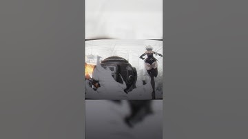 A2 and 2B same fight patterns? #nierautomata #a2 #2b #nierautomataanime #shorts #anime #nier