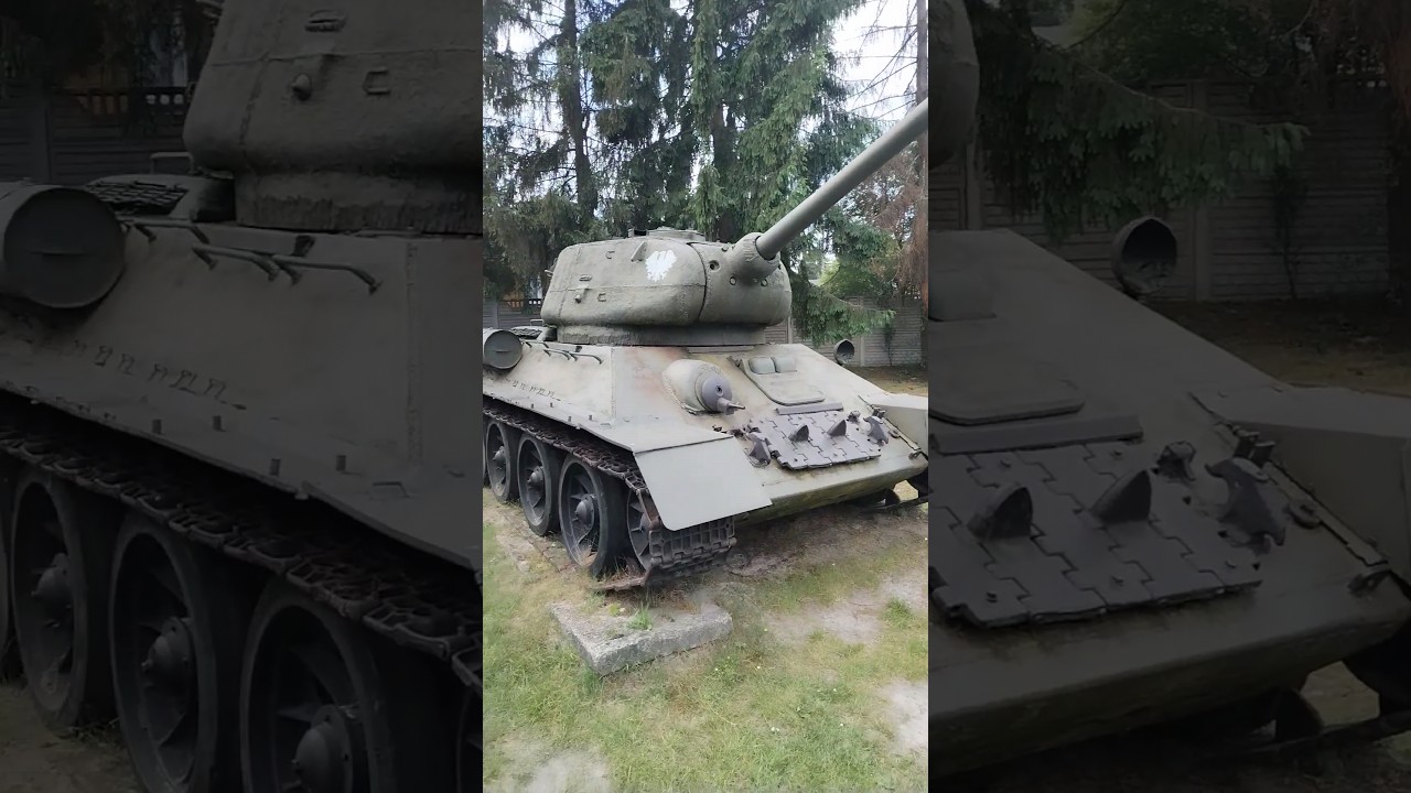 WW2 era T-34/85 of Polish Army - Now at White Eagle Military History Museum in Poland