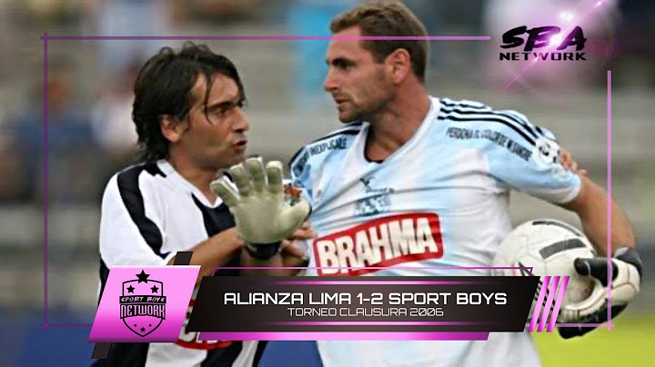 Alianza Lima vs Sport Boys (Torneo Clausura 2006)