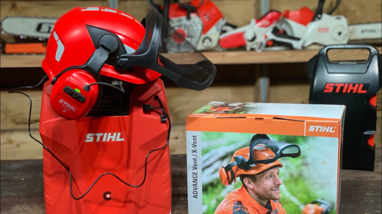 STIHL ADVANCE X-VENT BT HELMET - YouTube