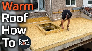 How To Build A Warm Roof From Start To Finish | Quick Simple Guide.