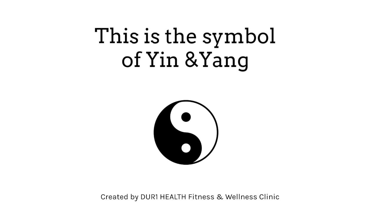Yin & Yang explained in 60 seconds