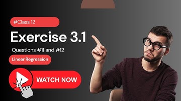 Linear Regression - Maharashtra HSC Board - Class 12 - Commerce -  Ex 3.1 - Qs. 11 and 12
