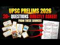 UPSC Prelims 2026 review Current Affairs Sources 20 Questions Directly Asked, Strategy for UPSC 2027
