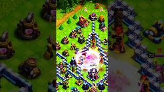 clash of clans SupeR ValkyRie attack #clashofclans #video #gaming #shorts #youtubeshorts