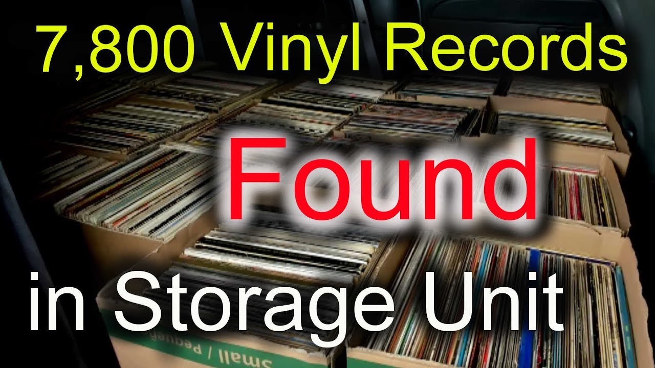 7 800 Vinyl Record Collection Found In Abandoned Storage Unit Unboxing Youtube