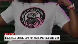 Richmond Flying Squirrels unveil new Nutasha-themed uniforms