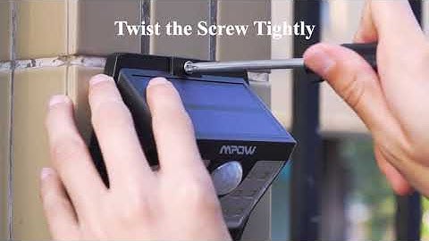 MPOW New 20 LED Solar Light Waterproof Motion Sensor Security Outdoor Wall Lamp