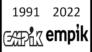 Ewolucja Loga Empik 1991-2022