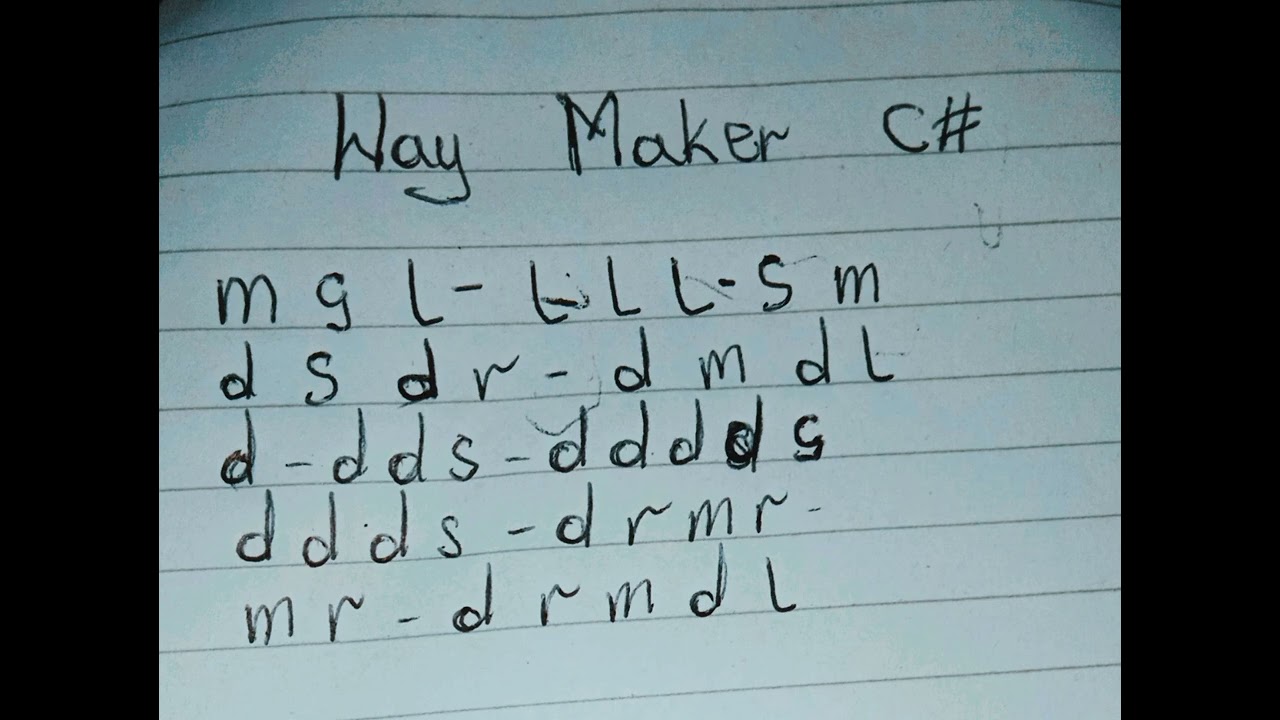 Way Maker - Sinach cover Godzilla Trumpet tonic solfa song 🎺