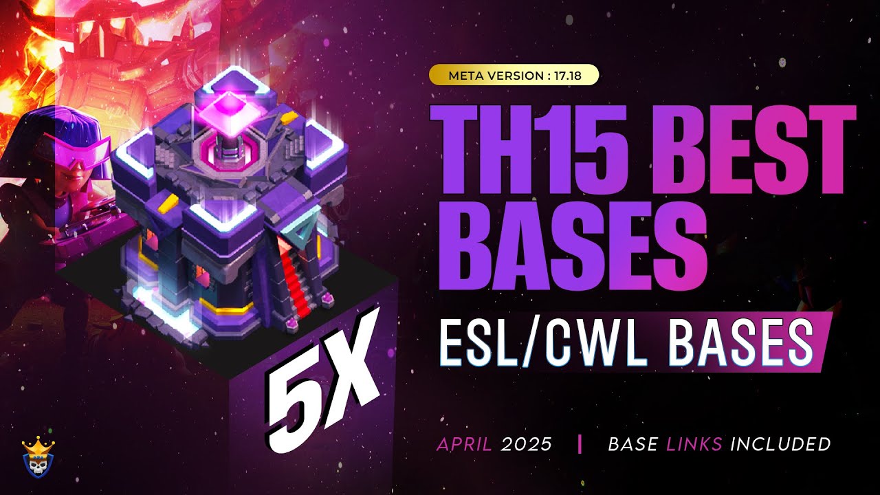 TH15 War Bases | 5 BEST TH15 War Base for Clash of Clans