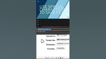How to save files with special characters in the file name? #windowstips #shorts