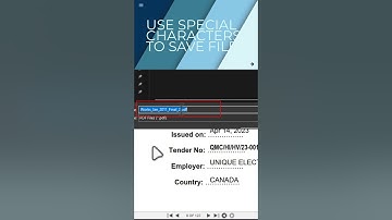 How to save files with special characters in the file name? #windowstips #shorts