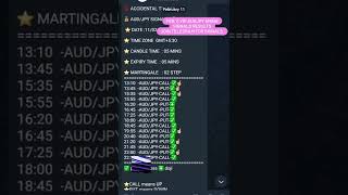 FEB 11 VIP AUDJPY 5MINS SIGNALS RESULTS forex forextrading forexsignals forexlifestyle binomo