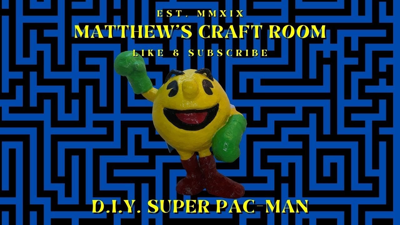 DIY Super Pac Man (Paper Mache) YouTube