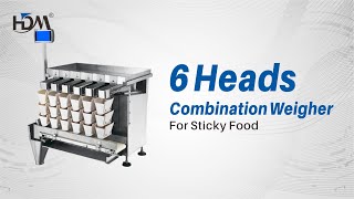 High Dream—6 Heads Combination Weigher for Sticky Food, Ice Fish etc.