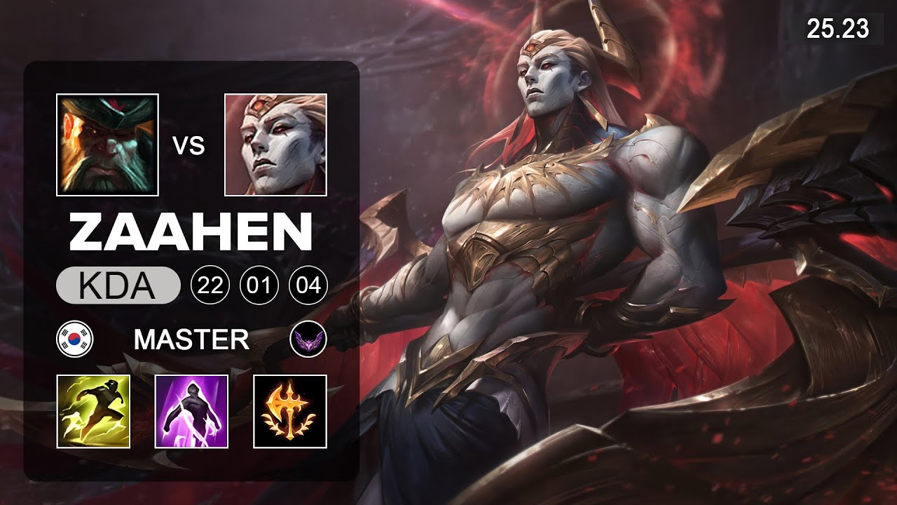 Zaahen vs GangPlank Top - KR Master - Patch 25.23 Season 15