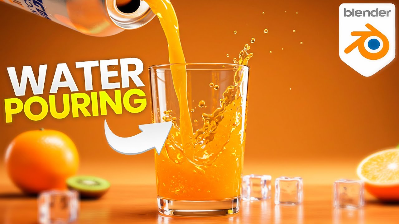Liquid Pouring Animation Tutorial Realistic Liquid Pouring in Blender – Easy Step-by-Step Tutorial! - YouTube