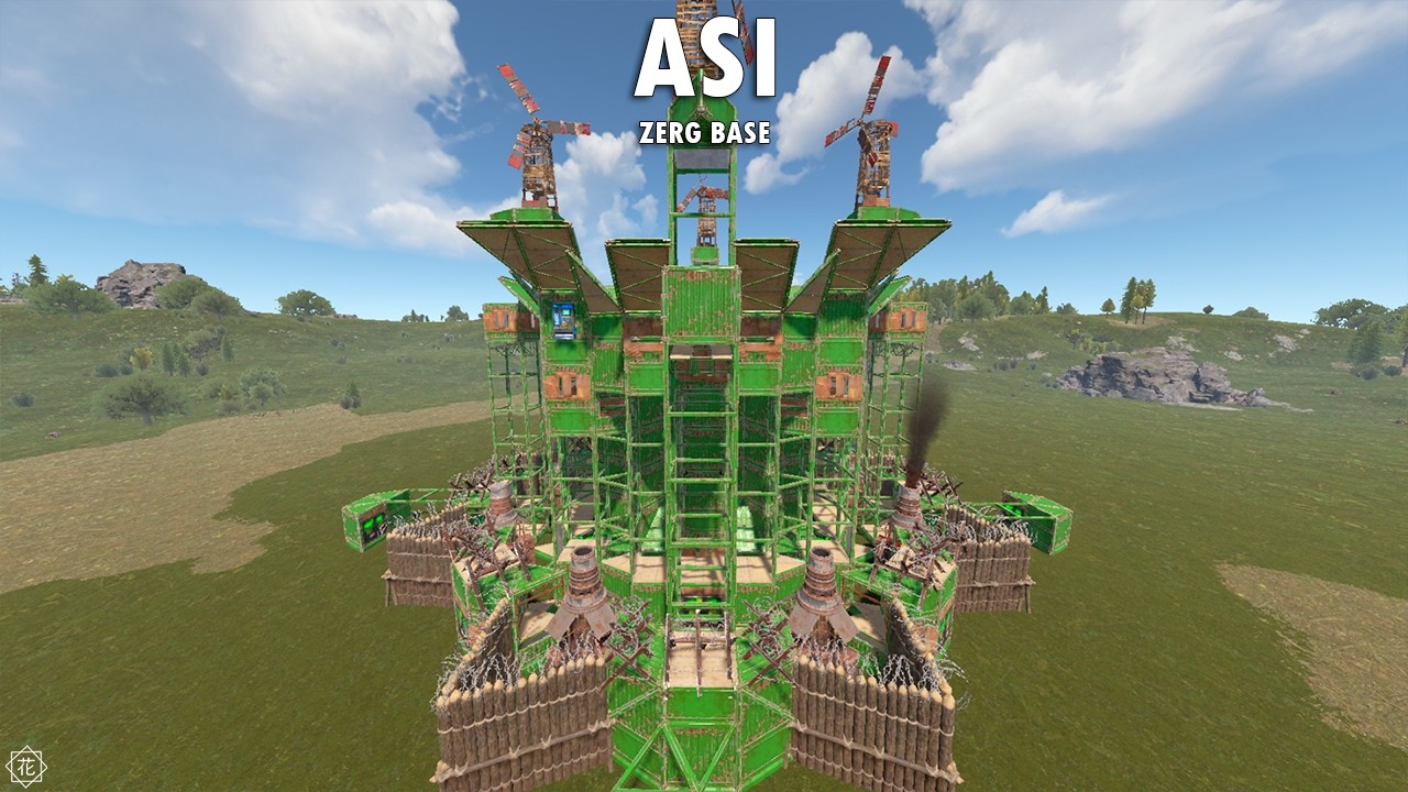 ASI | THE BEST 4x4 RUST ZERG BASE - YouTube