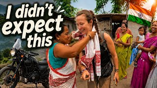 Full Solo Female Biker Welcomed into Indian Village | North East India #17 Update