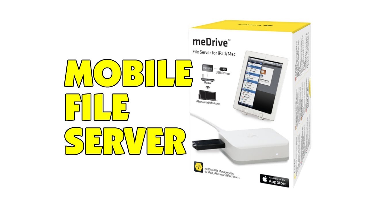 Mac Drive7 【MediaFour】 Kanex meDrive File Server for iPad Mac & Windows PC - YouTube