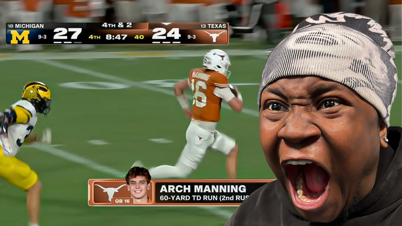 #18 Michigan vs #13 Texas Highlights | Citrus Bowl | 2025 College Football Highlights REACTION !