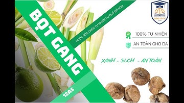 DVT_12A5 LÀM NƯỚC RỬA CHÉN TỪ QUẢ BỒ HÒN - BỌT GANG