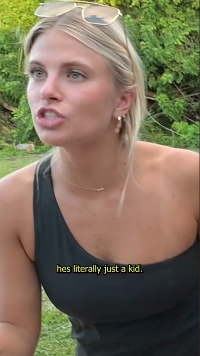 Little kid is making moves on my girl. 😔 @caylavanderbaan