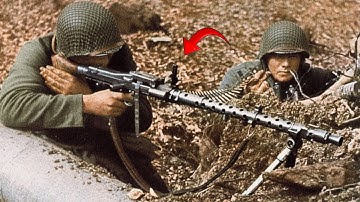 アメリカ人整備士が鹵獲したMG42を撃ってみた！— 反動に大爆笑