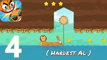 How to Drive Boat / Ball Hero 2: Back to Jungle Level #43 (Hardest Level           𓃵𓃵𓃵𓃵𓃵𓃵)