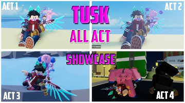 *NEW* TUSKS ALL ACT SHOWCASE!! | A Bizarre Day
