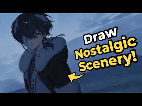 Draw Nostalgic Scenery
