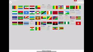 [WR] Seterra - Africa: Flags - Pin (Mobile App) in 1:18 screenshot 3