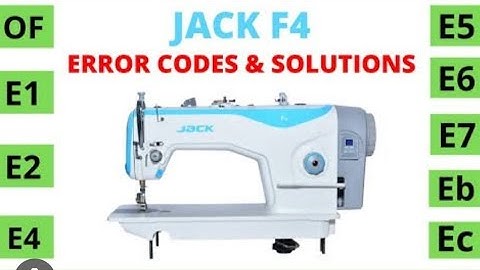 JACH F4,F5, A2, A2s,A4,ERROR:- 4 Problem Solution #viral #repair #jackmachine #machine #machine