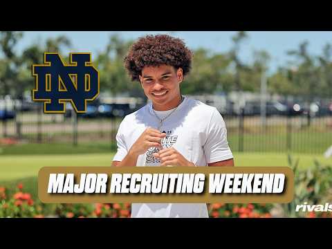 Notre Dame hosting MASSIVE recruiting weekend | Elite WR Julius Jones Jr. on campus | INTEL
