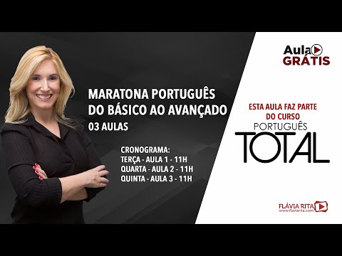 Aula Gratuita - Série Português Total aula 2 - Conceitos Fonéticos | Profª Flávia Rita