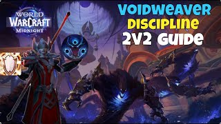 Voidweaver Discipline Priest Guide | Midnight 2v2 Arena
