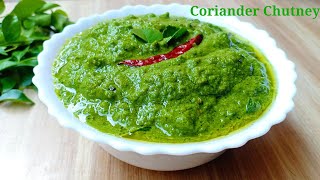 Saravana Bhavan Coriander Chutney Kothamalli Chutney How To Make Coriander Chutney|Green Chutney