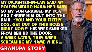 My Son Threw Me and My Dog Out Into the Rain... Seven Days Later, He Was Begging at My Door