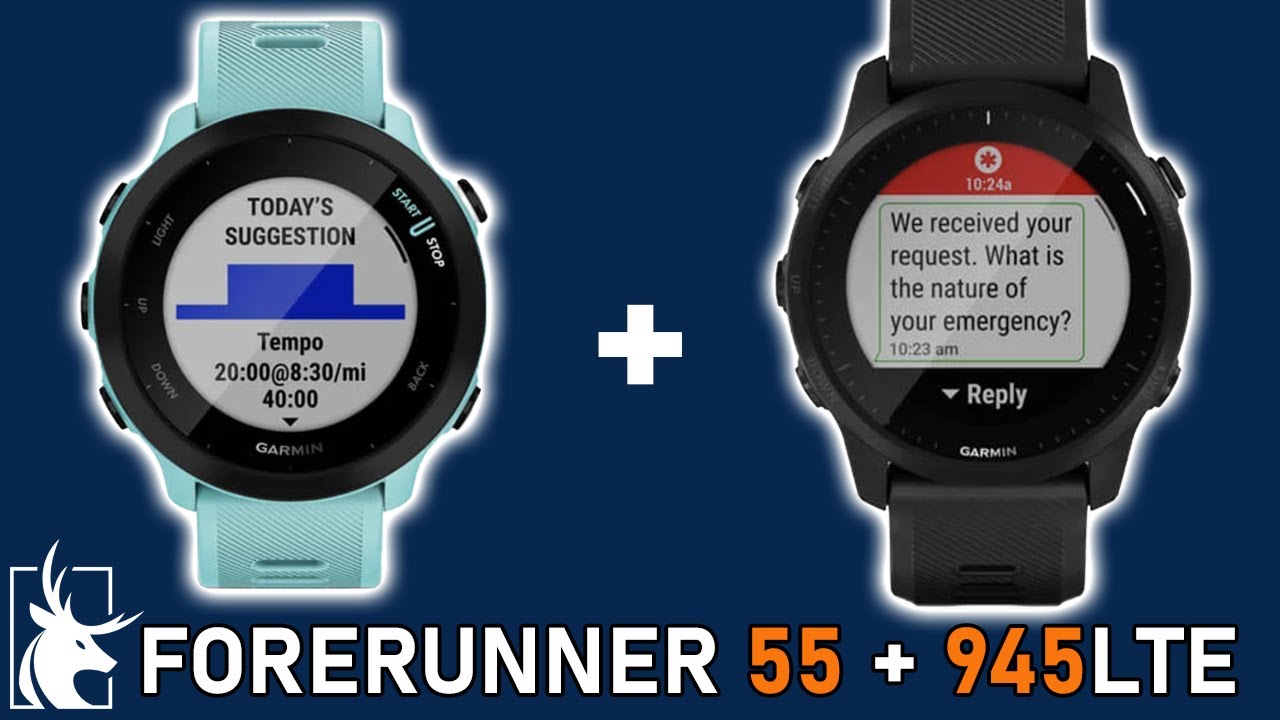 Garmin Forerunner 55 + 945 LTE | Price and features - YouTube