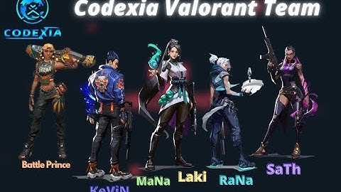 Introducing Team CODEXIA | VALORANT