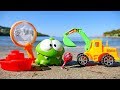 Ам Ням, кораблик и конфета. Детское видео про игрушки.