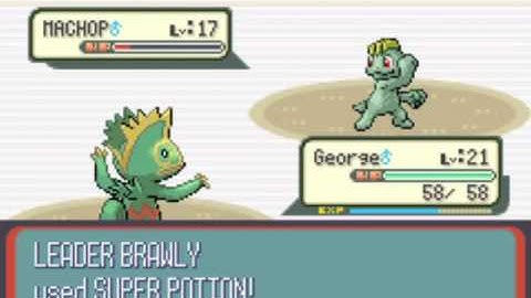 Pokémon Ruby/Sapphire: Kecleon Solo - Gym Leader Brawly