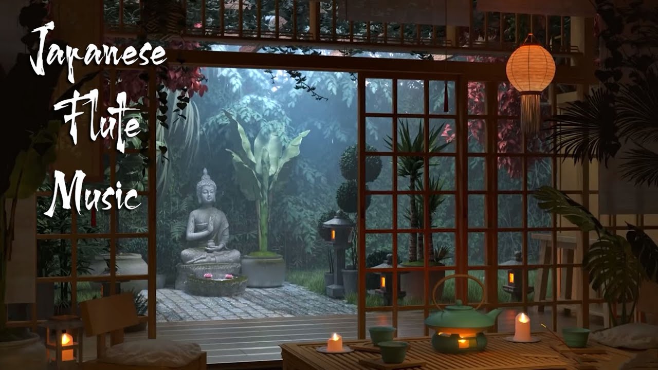 Relaxing With Japanese Bamboo Flute , Guzheng, Erhu Musical