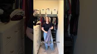 Declutter My Closet With Me #declutter #declutterwithme #decluttercore