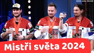 🥇 David Tomášek, Jan Ščotka a Tomáš Kundrátek 🏒🥳🥂🍷🍸 - Show Jana Krause 29. 5. 2024 & @ceskyhokej image