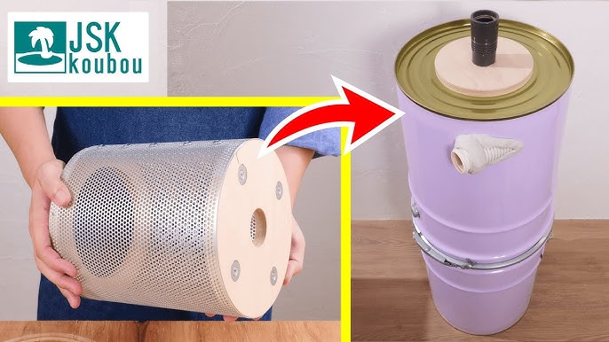 DIY] Cheap and easy! I made a cyclone type dust collector - YouTube