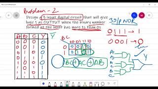 LAB Experiment to Design a Combinational Logic System for a specified Truth Table